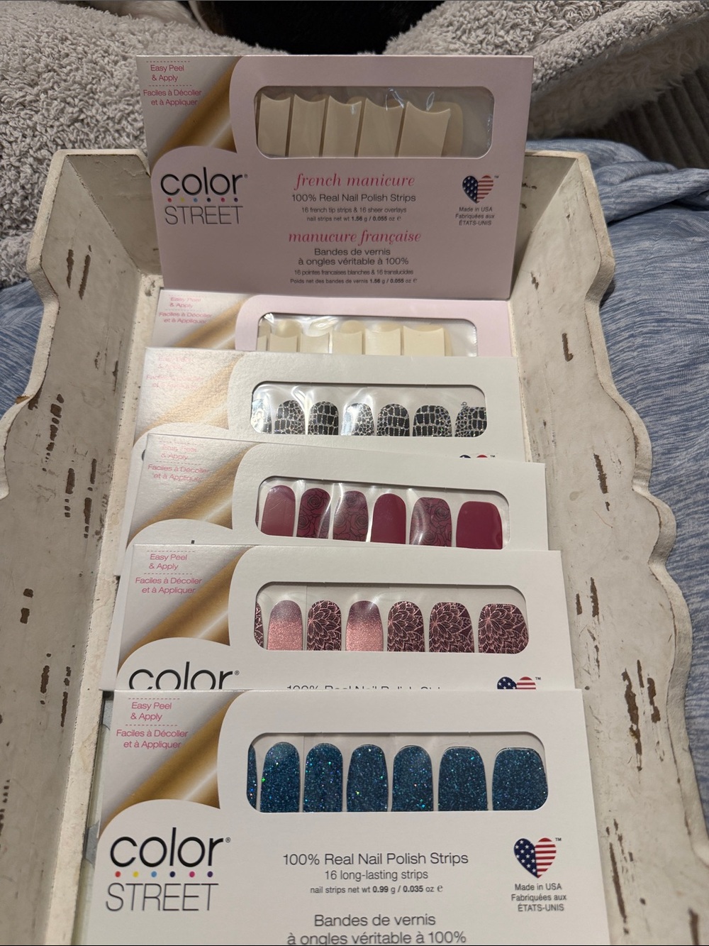 Nail Polish Strips set off 6 new